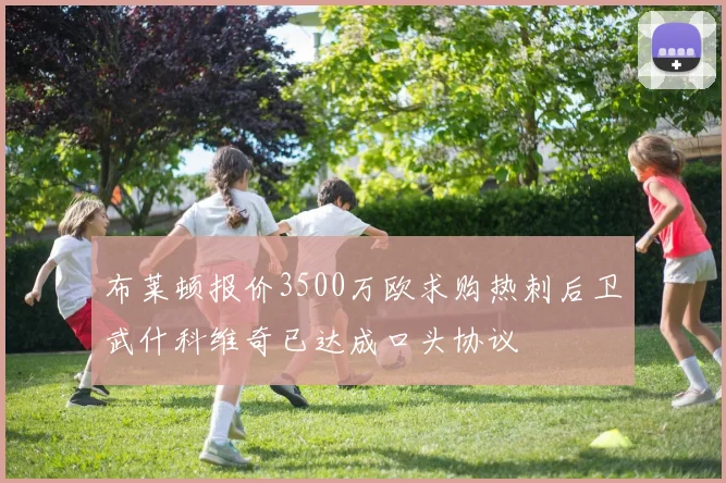 布莱顿报价3500万欧求购热刺后卫武什科维奇已达成口头协议